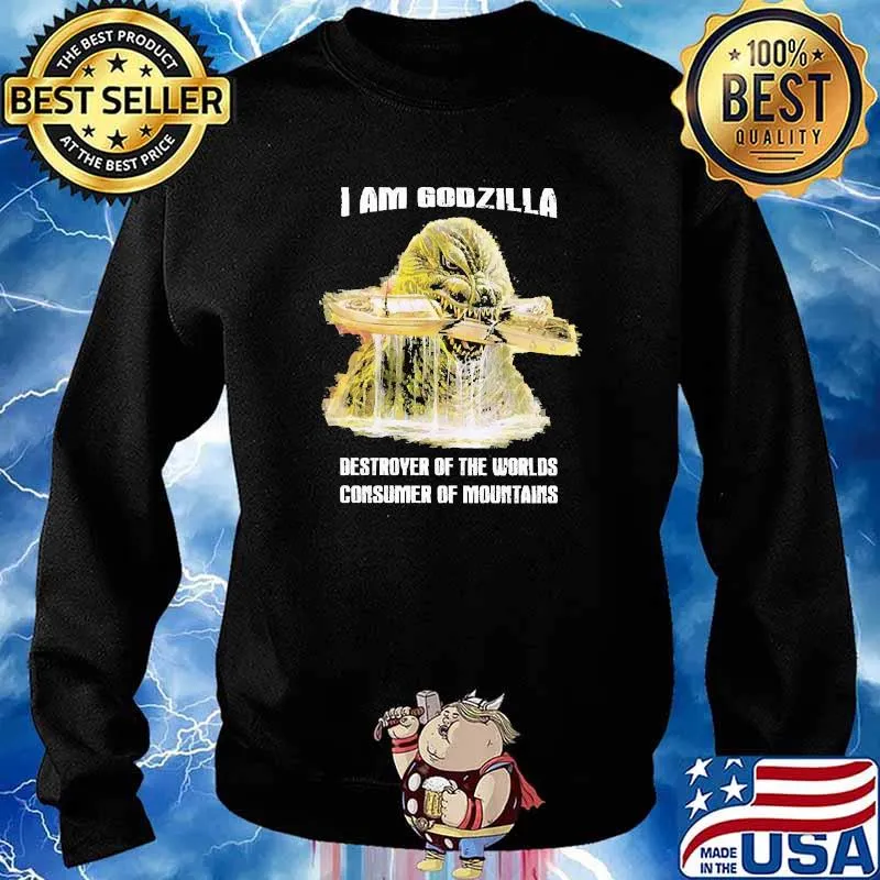 Godzilla destroyer of the worlds consumer of mountains Sweater