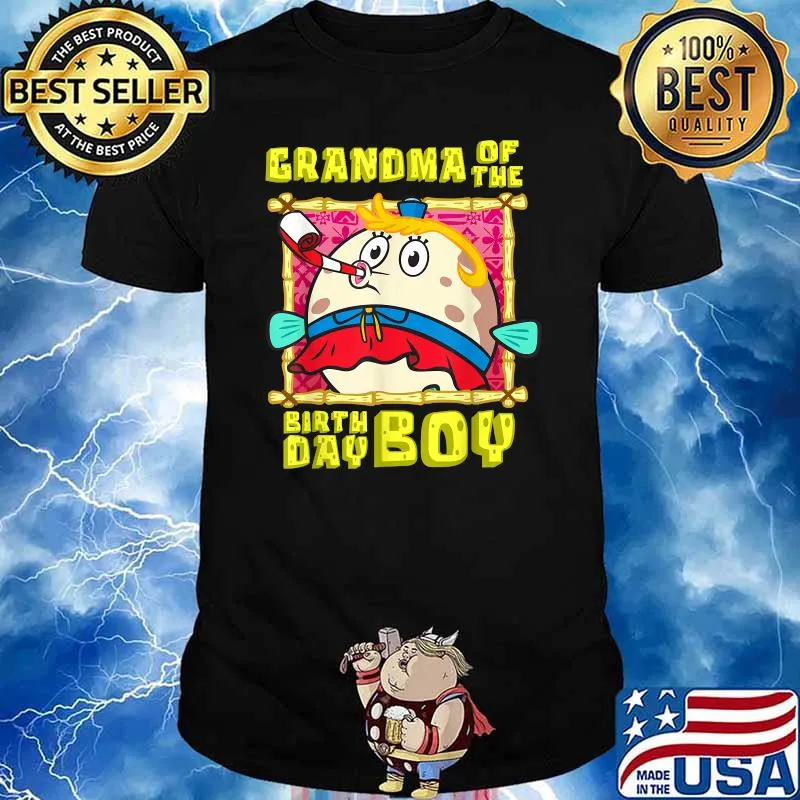 Grandma of the Birthday Boy Mademark x SpongeBob Mrs Puff T-Shirt