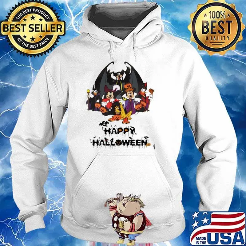 Happy Halloween Mickey Duck Dakura Shirt Hoodie