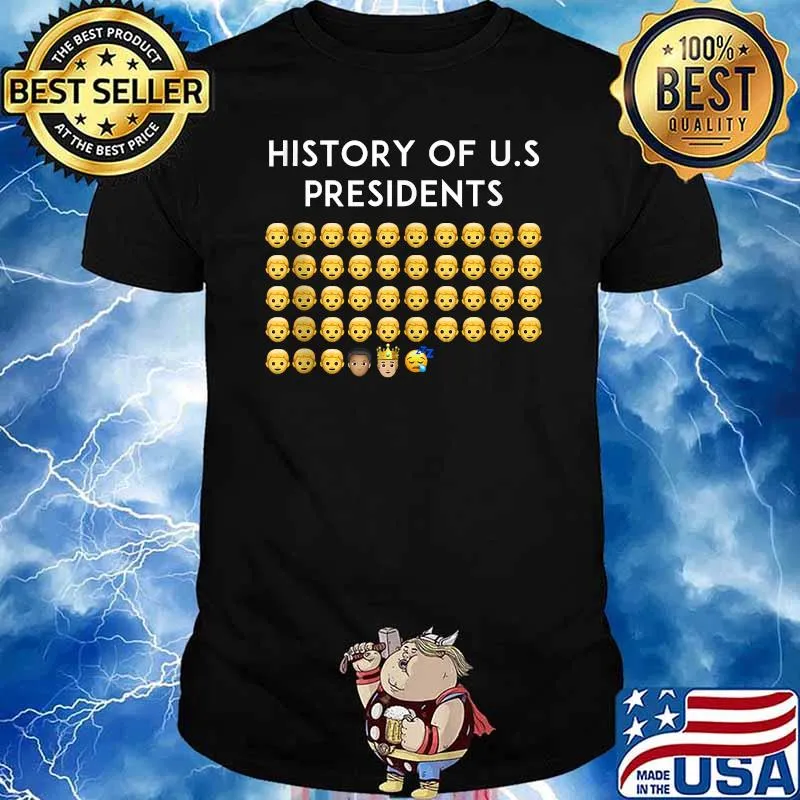 History of U.S presidents Trump 45th & 47th President T-Shirt