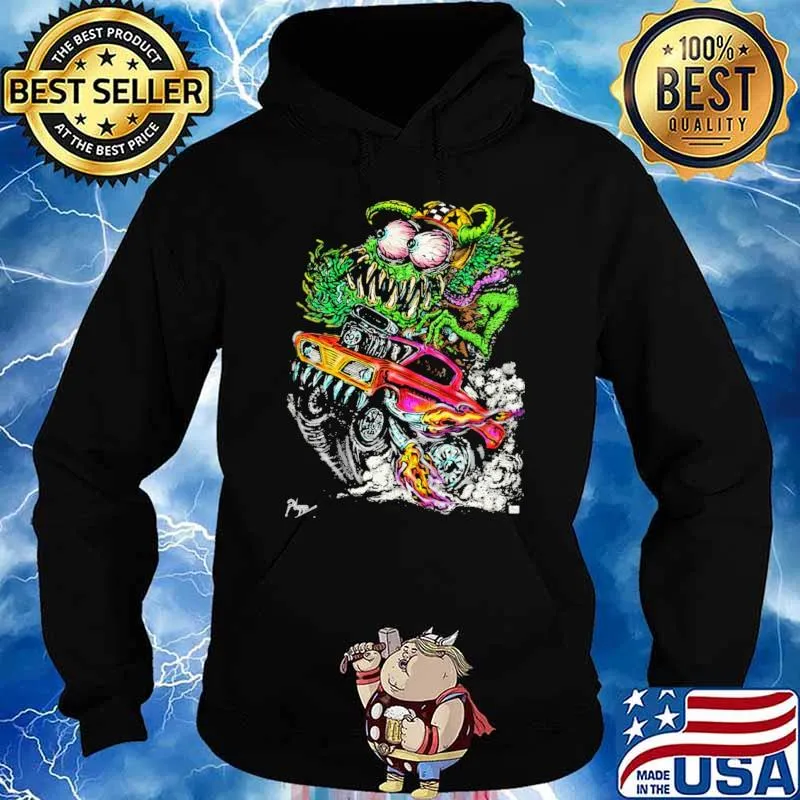Hot Rod Monsters Shirt Hoodie