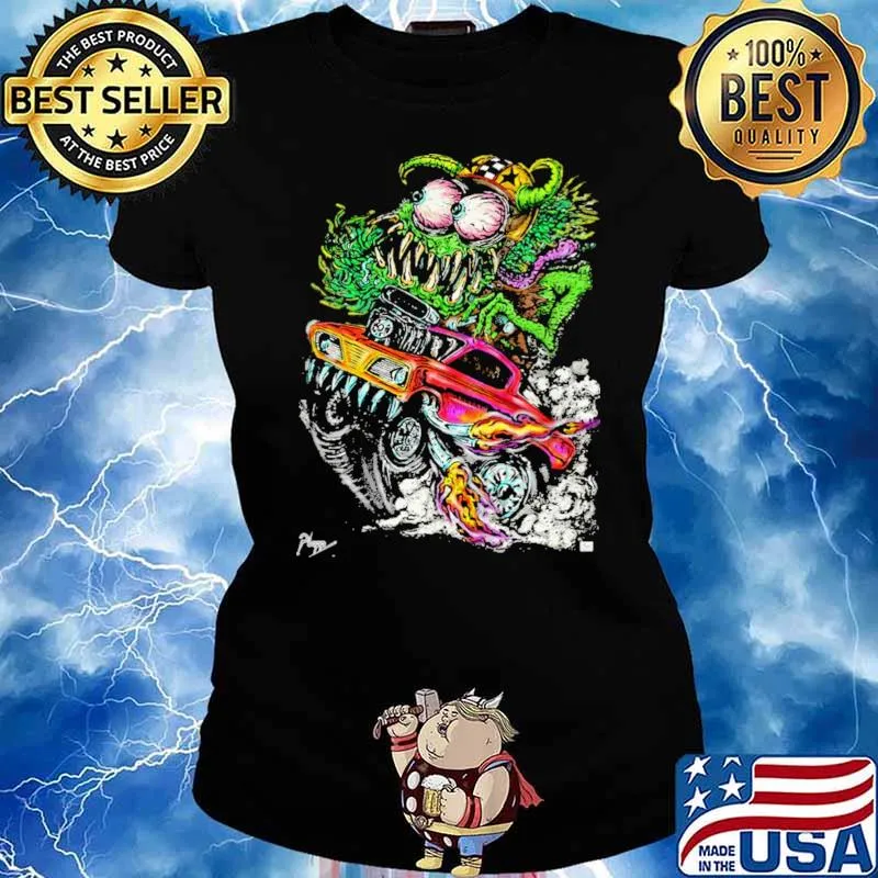 Hot Rod Monsters Shirt Ladies tee