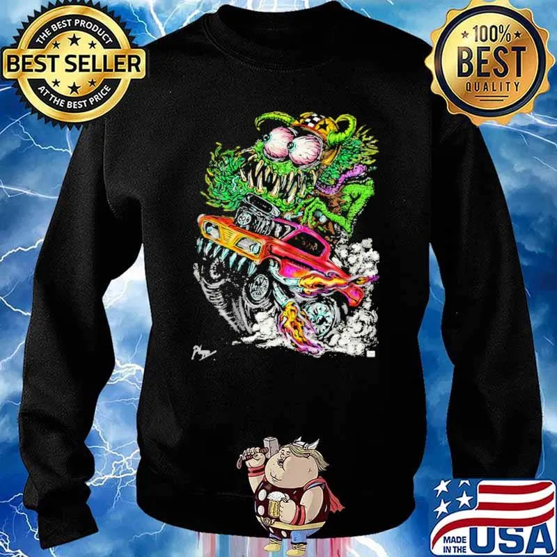 Hot Rod Monsters Shirt Sweater