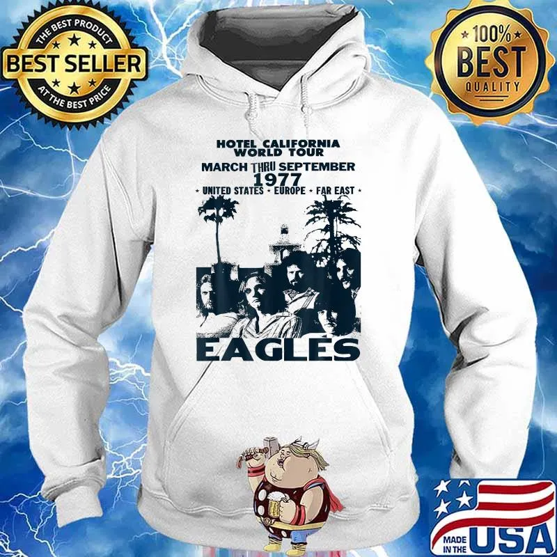 Hotel California World Tour Eagles Frog Life Cycle Amphibian Frog Lover Biology Science Tadpole T-Shirt Hoodie