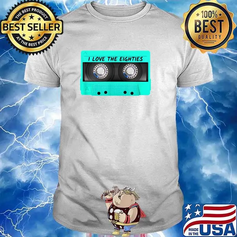 I love the Eighties Cassette Vintage T-Shirt