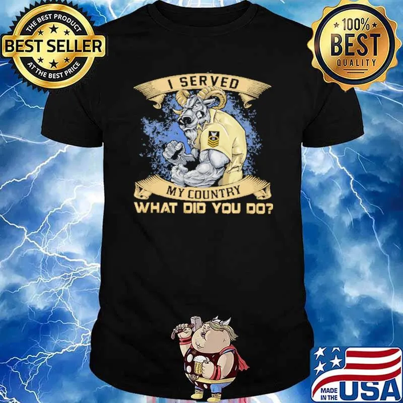 I Served My Country What Did You Do Buff Shirt