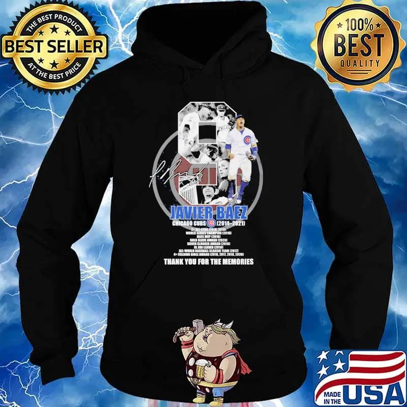 Javier Baez Thank You For The Memories Shirt Hoodie