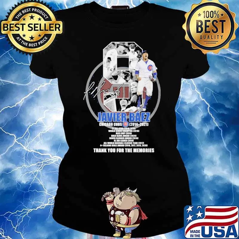 Javier Baez Thank You For The Memories Shirt Ladies tee