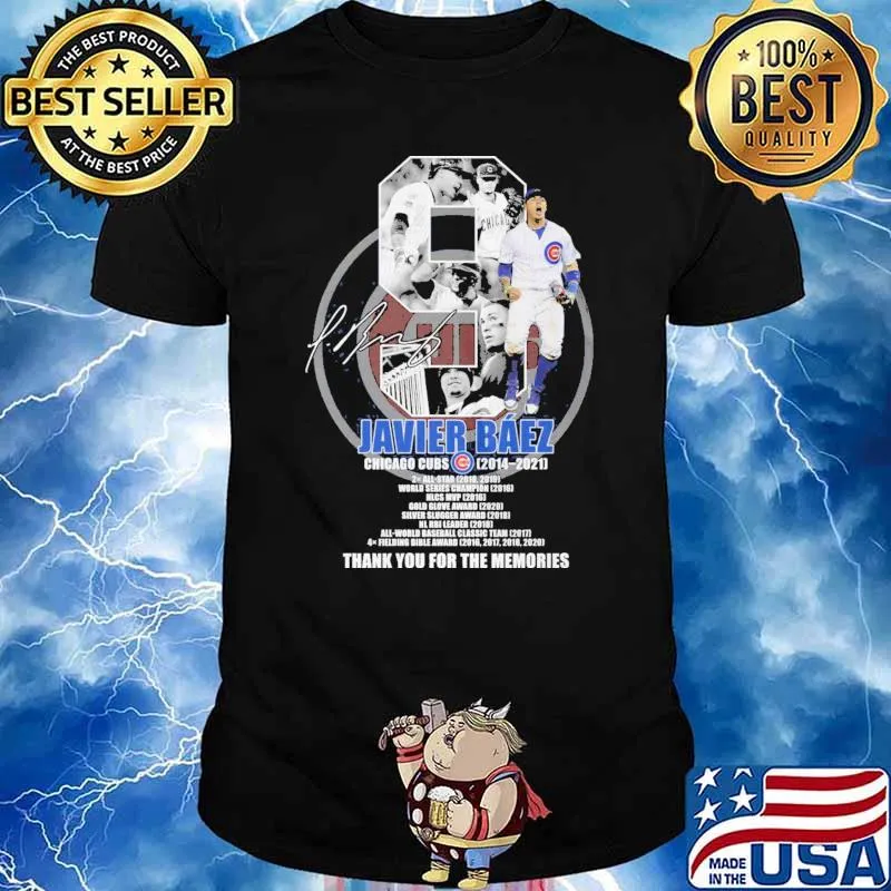 Javier Baez Thank You For The Memories Shirt