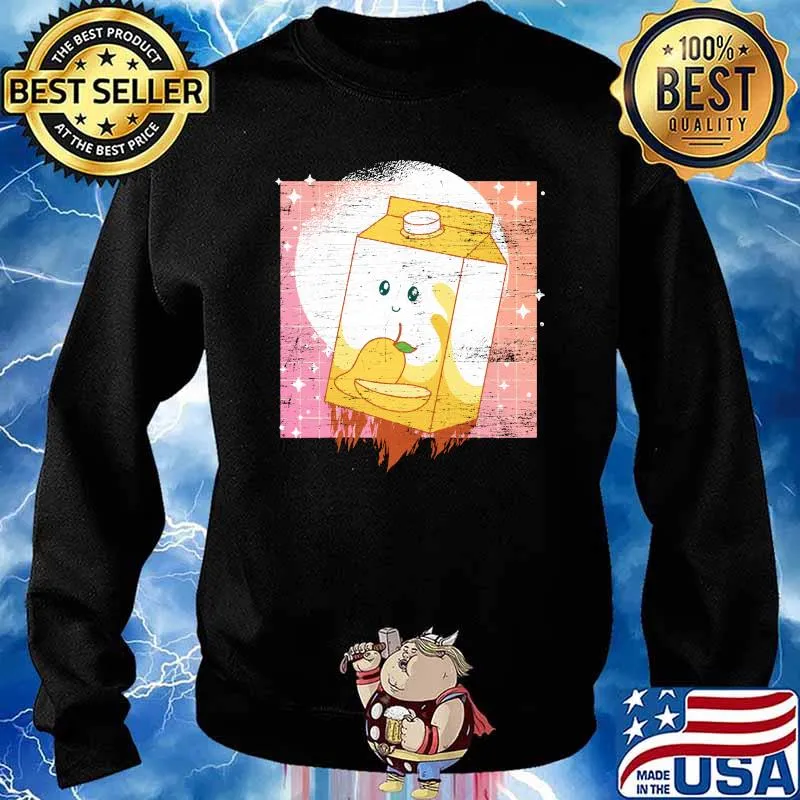 Kawaii Milk Shake Otaku Anime Manga Mango Milkshake Carton T-Shirt Sweater