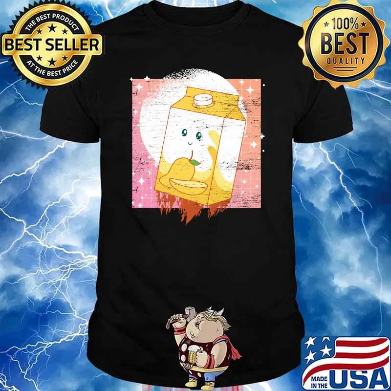 Kawaii Milk Shake Otaku Anime Manga Mango Milkshake Carton T-Shirt