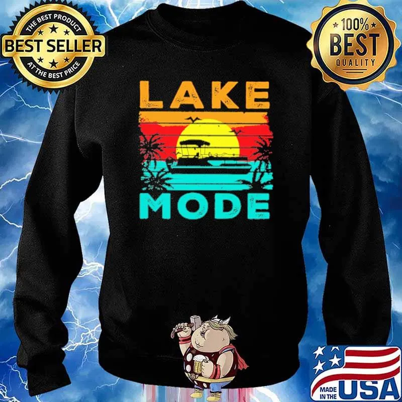 Lake Mode Pontooning Vintage Shirt Sweater