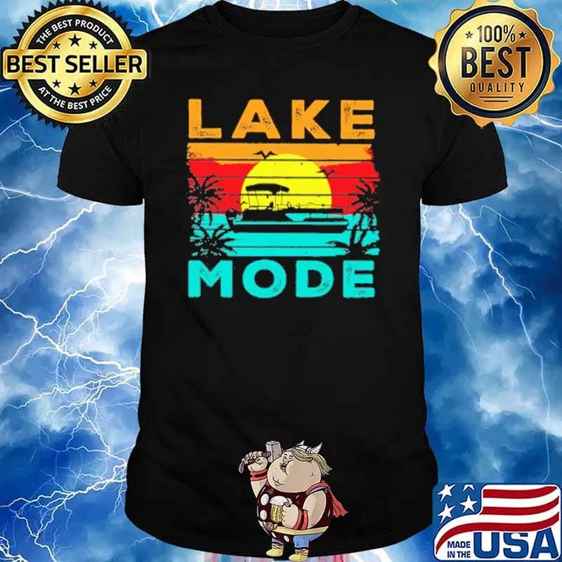 Lake Mode Pontooning Vintage Shirt