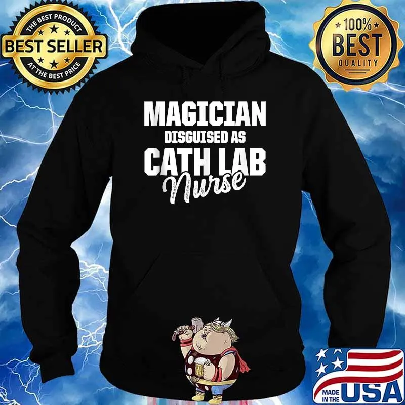 Magician Disguised As Cath Lab Nurse T-Shirt Hoodie