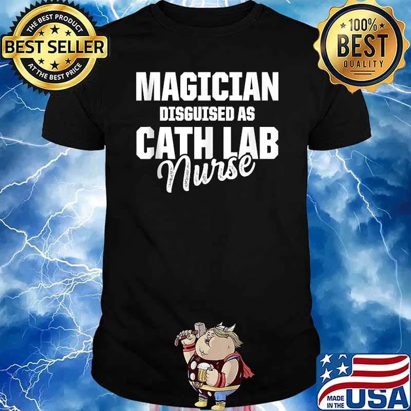 Magician Disguised As Cath Lab Nurse T-Shirt