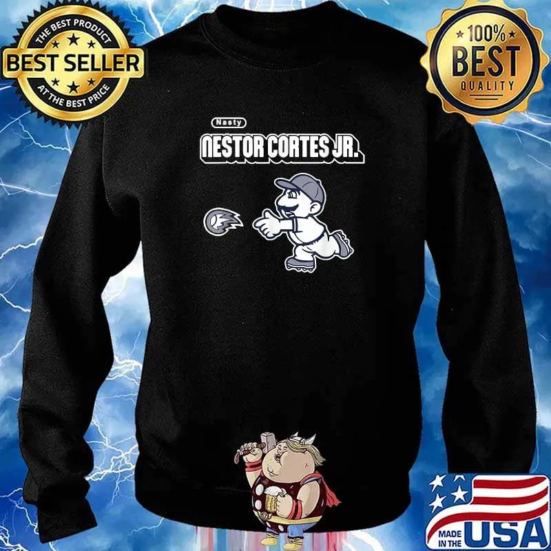 Nasty Nestor Cortes Jr Funny Video Game Sport T-Shirt Sweater
