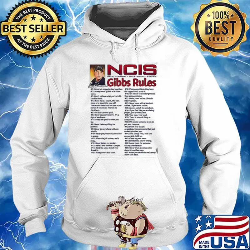 NCIs Gibbs Rules Shirt Hoodie