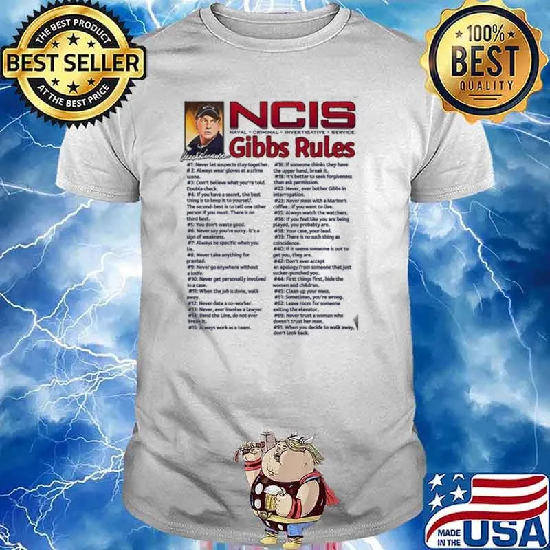 NCIs Gibbs Rules Shirt