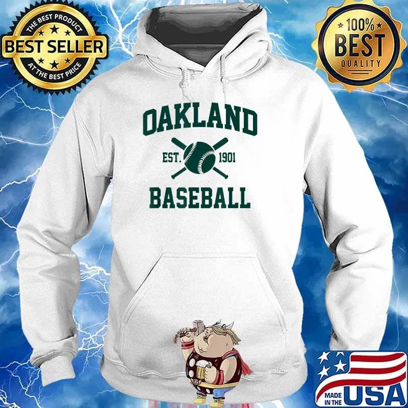 Oakland Baseball Athletic Vintage Sports Team Fan T-Shirt Hoodie