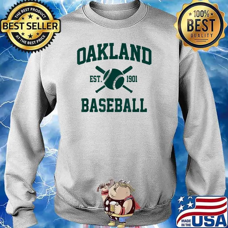 Oakland Baseball Athletic Vintage Sports Team Fan T-Shirt Sweater
