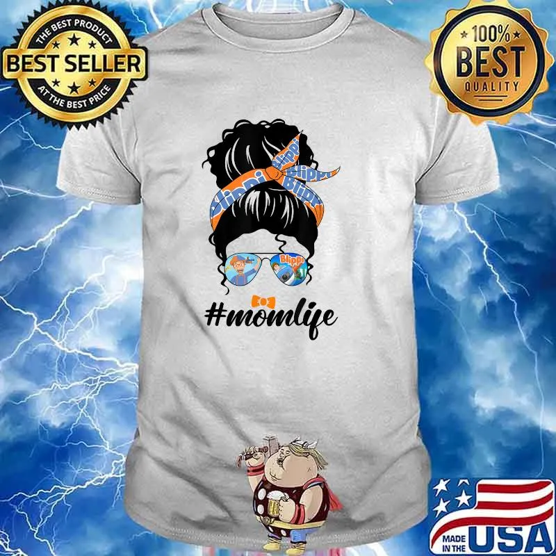 Official Blippis Family Mom Funny Life For Lover T-Shirt