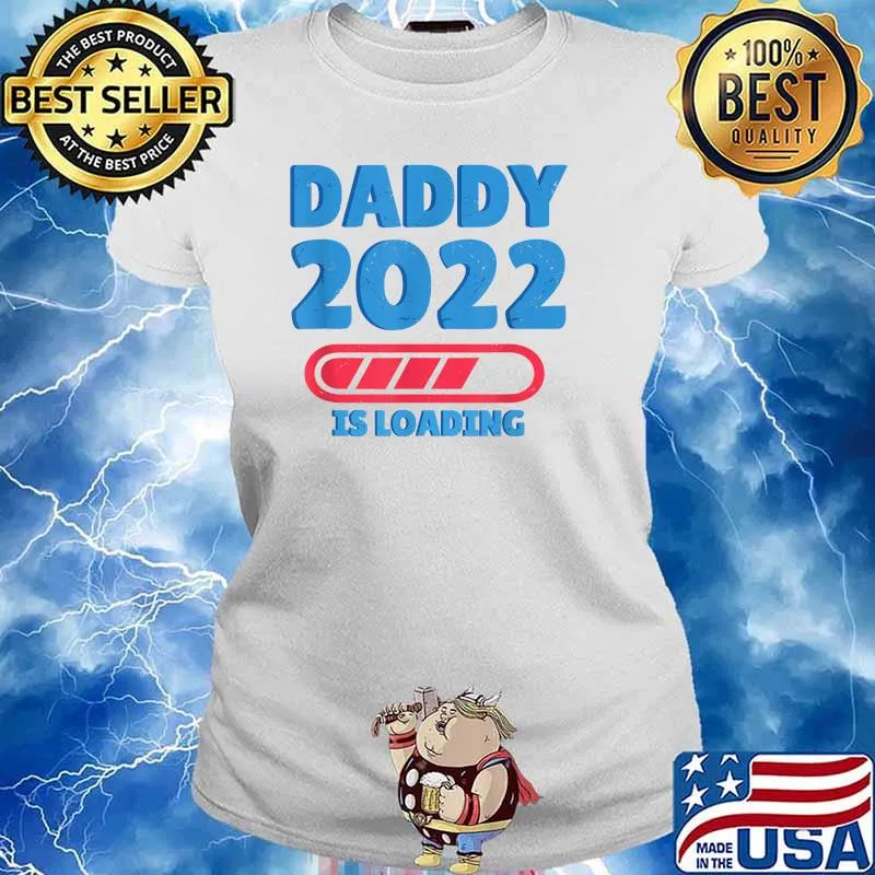 Papa 2022 Werdender Papa is Loading T-Shirt Ladies tee
