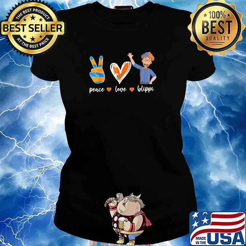 Peace Love Funny Lover T-Shirt Ladies tee