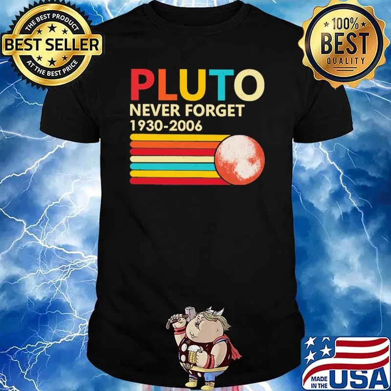 Pluto Never Forget 1930 2006 Vintage Shirt