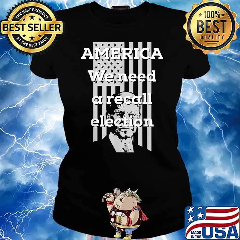 RECALL Biden Trump Obama Sarcastic Obnoxious Conservative T-Shirt Ladies tee