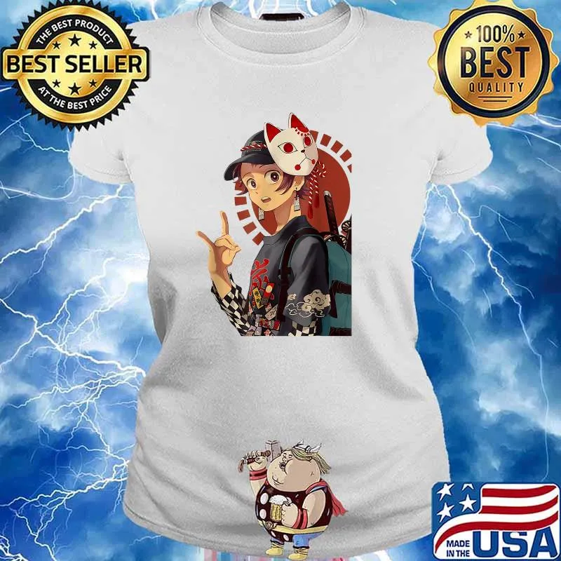 S-layers D-emons Anime T-Shirt Ladies tee