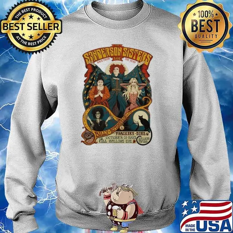 San-der-son Sisters Halloween Shirt Sweater