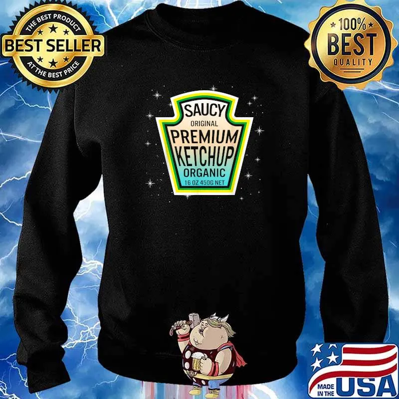 Saucy Original Premium Ketchup Halloween T-Shirt Sweater