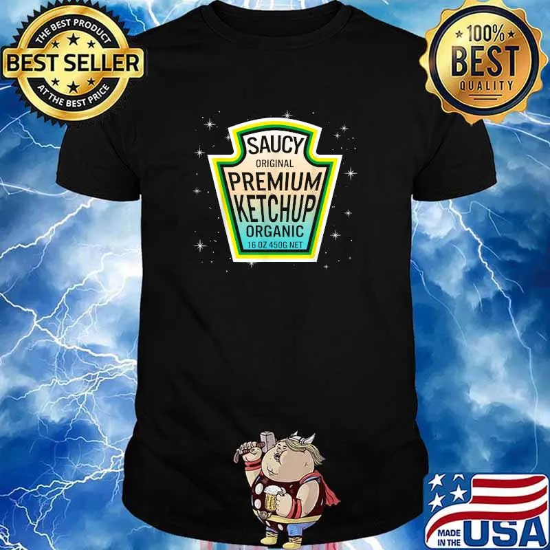 Saucy Original Premium Ketchup Halloween T-Shirt