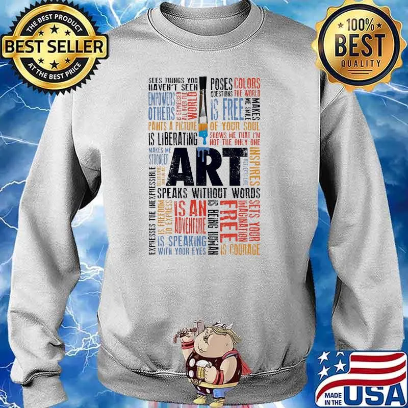 Sees things you havent seen artist teacher Sweater