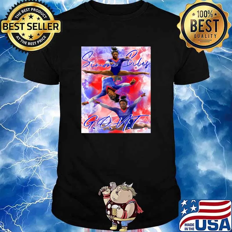 Simone Gymnastics New Records Biles G.O.A.T T-Shirt