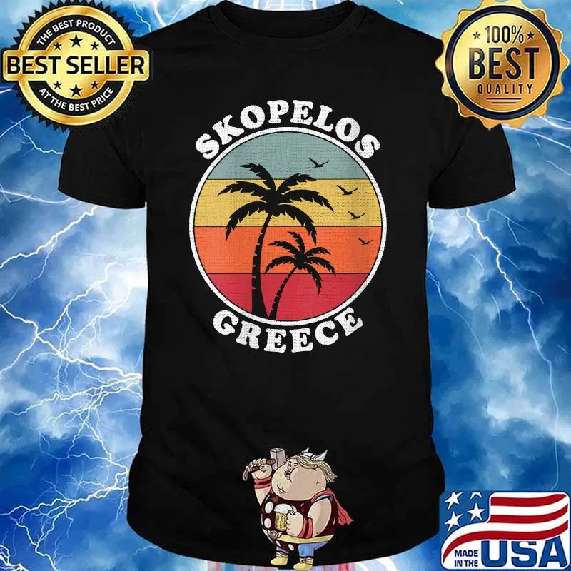 Skopelos Island Greece Vacation Summer Travel VintageT-Shirt