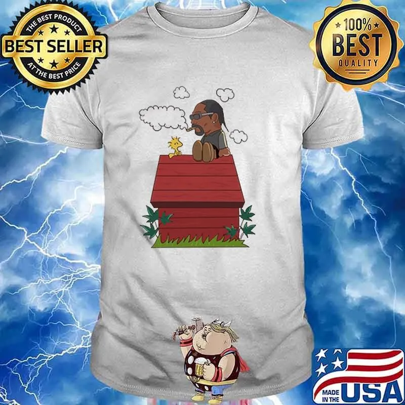 Snoopy dog smoken shirt