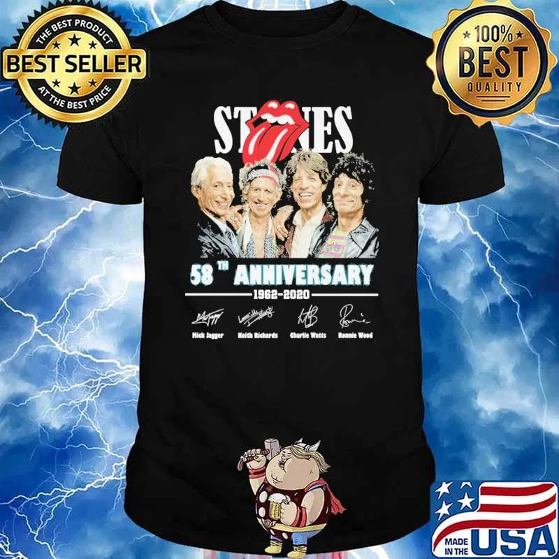 Stone 58th Anniversary 1962 2020 Shirt