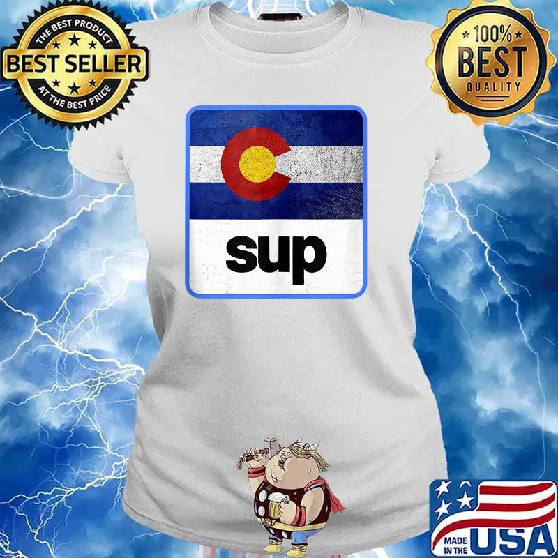 SUP - Colorado - Stand Up Paddle Board T-Shirt Ladies tee