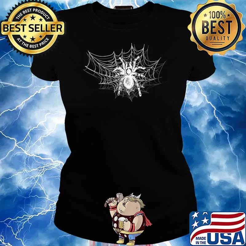 Tarantula Spider Web T-Shirt Ladies tee