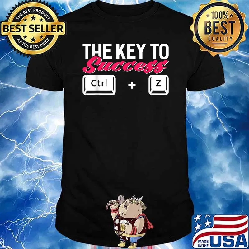 THe Key To Success Control Z Programming Computer T-Shirt