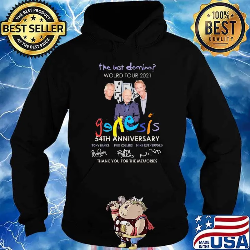 The last domino world tour 2021 54th anniversary thank you for the memories signatures Hoodie