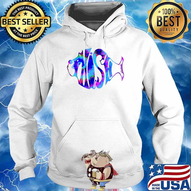 Tie Dye PhishJam Fishing T-Shirt Hoodie