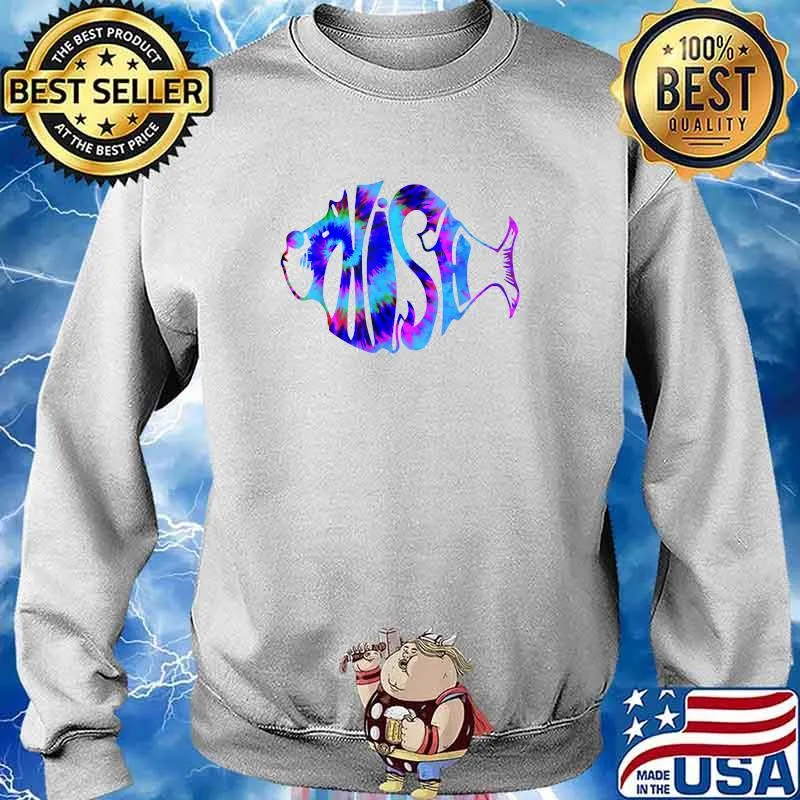 Tie Dye PhishJam Fishing T-Shirt Sweater