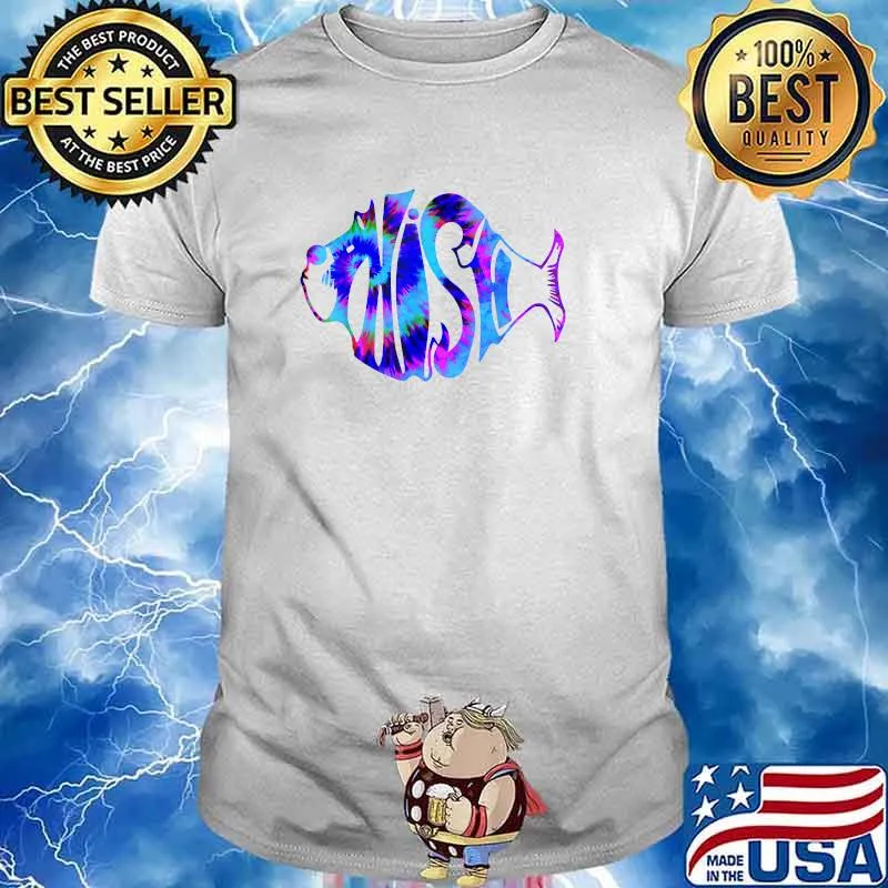 Tie Dye PhishJam Fishing T-Shirt