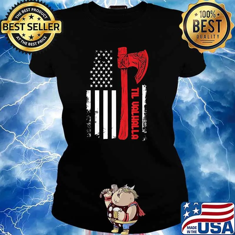 Til vanhala usa flag Viking World Ladies tee