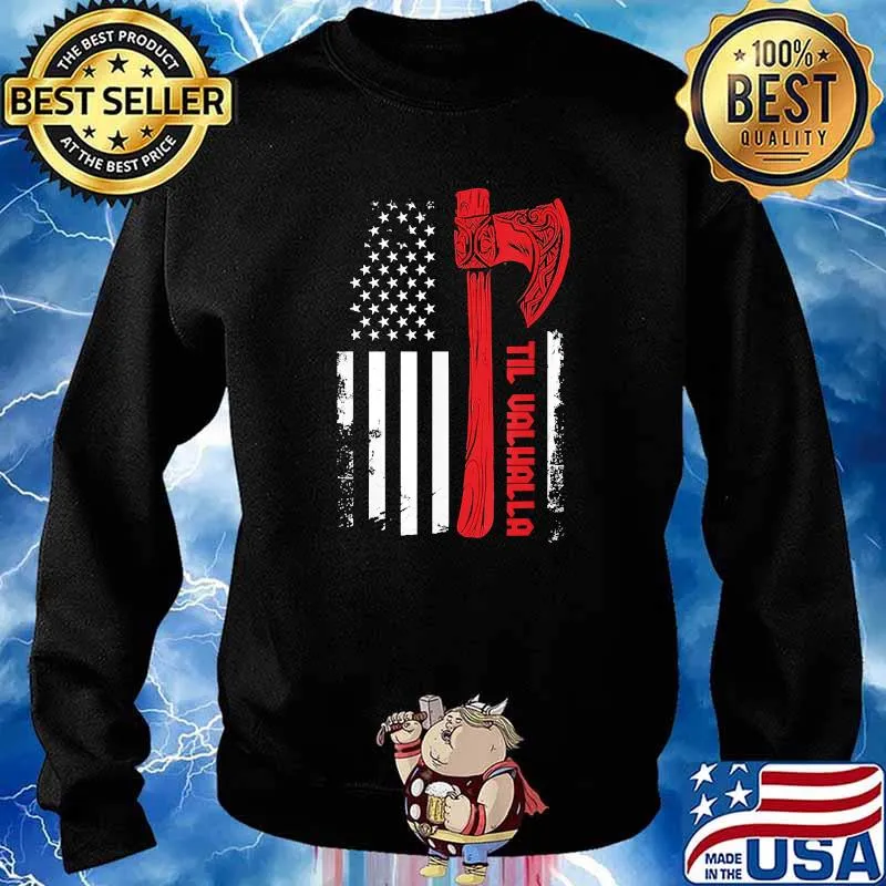 Til vanhala usa flag Viking World Sweater