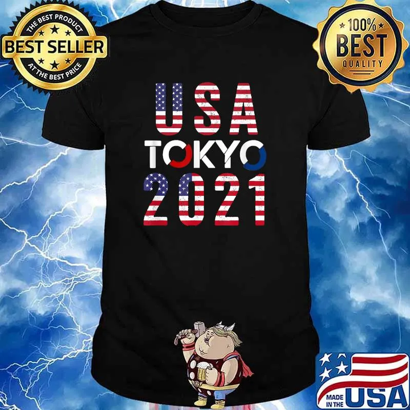 USA 2021 sports America Japan Tokyo T-Shirt