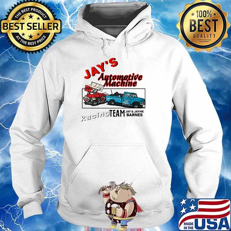 Vintage Jays Automotive Machine Racing Team Retro Barnes T-Shirt Hoodie