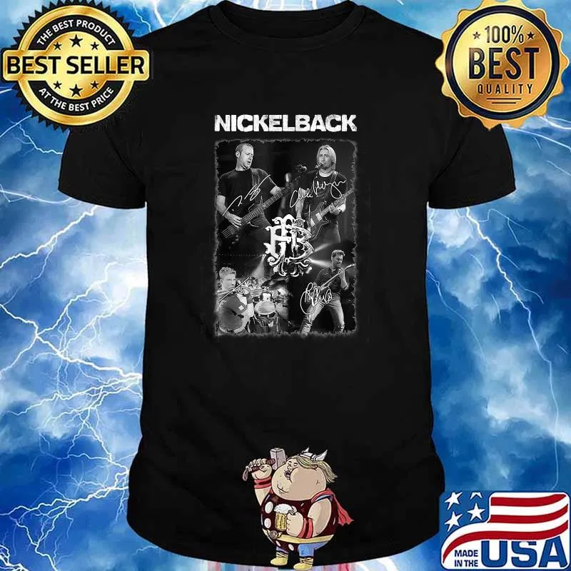 Vintage Nickelbacks Art Rock Band Legend 80s 90s T-Shirt